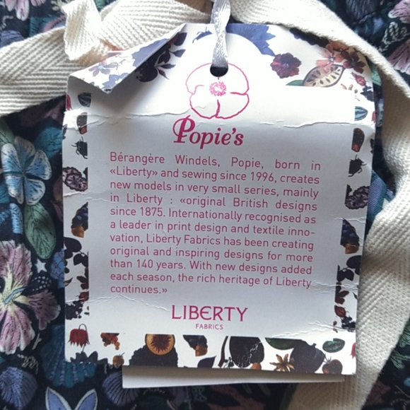 Popies St. Barth’s Liberty Fabrics cotton print shorts w lace trim Women XS NWT - Picture 5 of 5